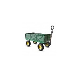 Chariot de jardin en acier avec bâche amovible  138x62x68CM