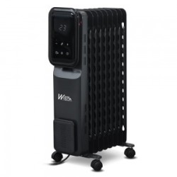 Radiateur bain d'huile 2000W 9 élements avec display Led -  Warm Tech
