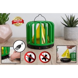 Genius Ideas GI-054561: Piège à insectes lumineux 'Cactus' FLYTRAP