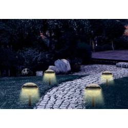 Genius Ideas Lot de 2 lampes solaires Tiffany Design