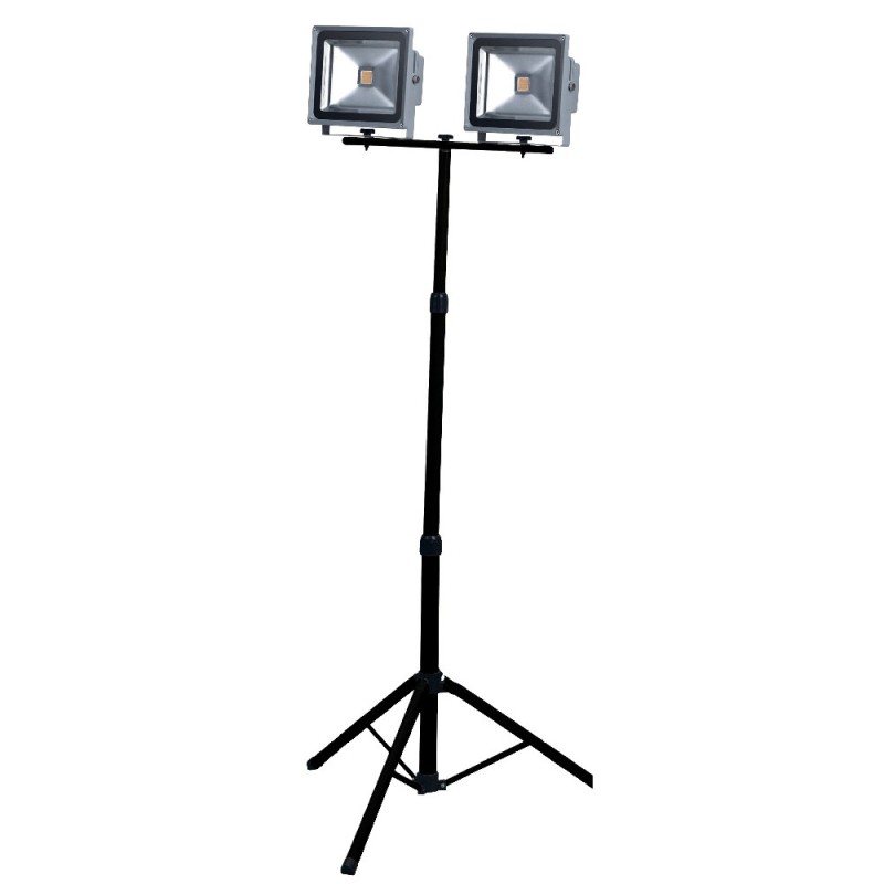 Spot LED 2x10W sur trépied - I-Watts