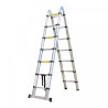 Herzberg HG-5440: Echelle télescopique rétractable en aluminium - 4.4M