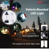 Herzberg HG-5049: Eclairage à LED Monté Sur Véhicule Noire
