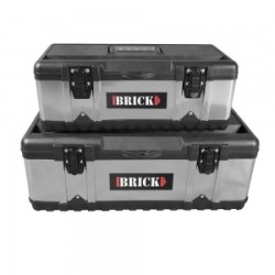 2 coffres à outils en inox - Brick