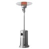 Chauffage de terrasse au gaz 13Kw en inox avec roues - Warm Tech