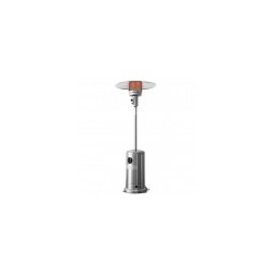 Chauffage de terrasse au gaz 13Kw en inox avec roues - Warm Tech