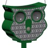 Genius Ideas Clôture Sonique Répulsive Solaire Universel - Hibou