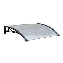 Auvent de porte en polycarbonate
