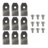 Lot de 9 lames pour robot tondeuse