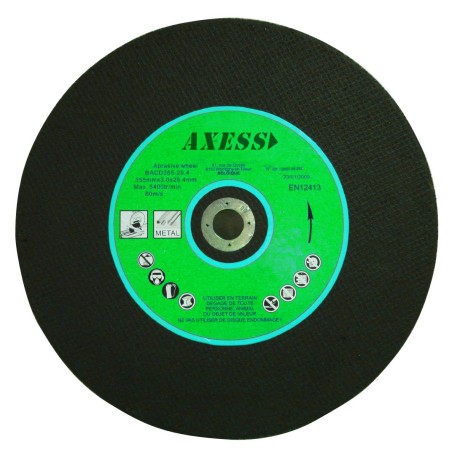 Disque 355mm pour tronçonneuse à métaux - Axess