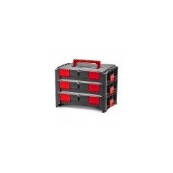 Lot de 3 coffrets empilables BEPS1 - Constructor