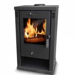 Poele à bois max 10.5KW - Warmtech
