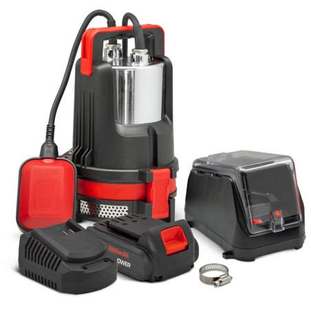 Pompe vide cave pour eaux claires sur batterie 20V