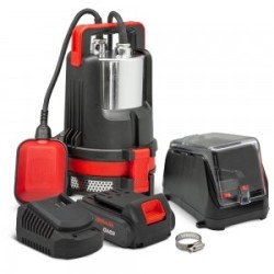 Pompe vide cave pour eaux claires sur batterie 20V