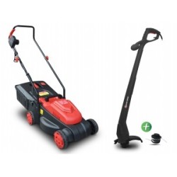 Kit tondeuse électrique + coupe bordures