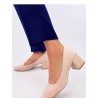 Escarpins talon large