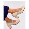 Escarpins talon large