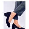 Escarpins talon large