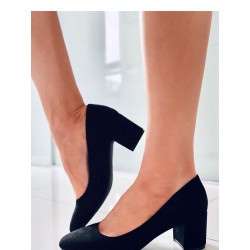 Escarpins talon large