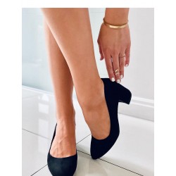 Escarpins talon large