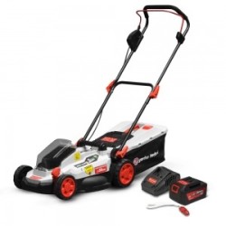 Tondeuse rechargeable 20V - Largeur de coupe 33 cm - Batterie et chargeur fournis - ElemGarden