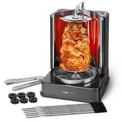 Grill vertical pour kebab et brochettes 1400W