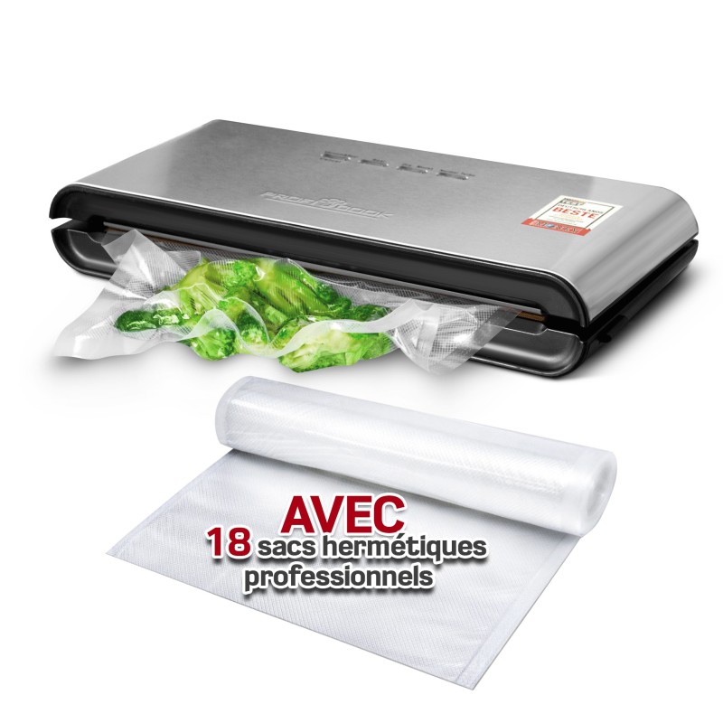 Appareil de mise sous vide inox  - Proficook