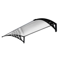 Auvent de porte en polycarbonate