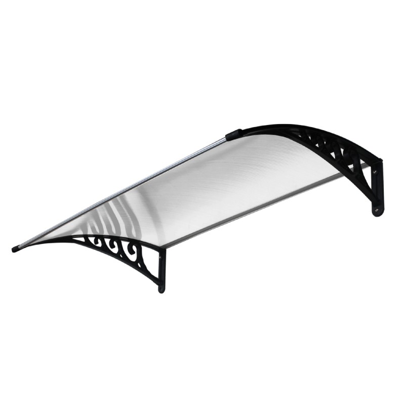 Auvent de porte en polycarbonate