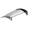 Auvent de porte en polycarbonate