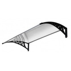 Auvent de porte en polycarbonate