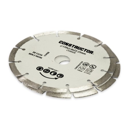 2 disques diamant pour rainureuse Constructor