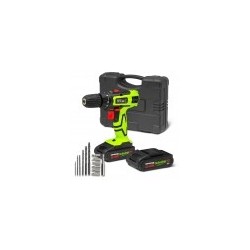 Perceuse visseuse 20V lithium-2 batteries - Chargeur rapide - Constructor