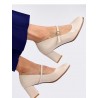 Escarpins talon large
