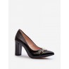 Escarpins talon large