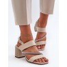 Sandales à talons