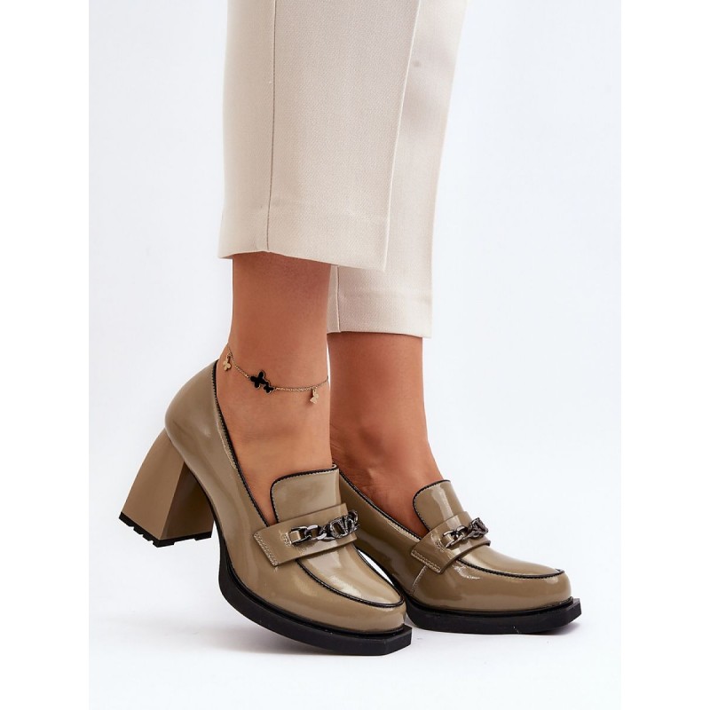 Escarpins talon large model 193347 Step in style