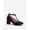 Escarpins talon large