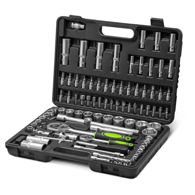 Coffre à douilles 94 pcs Chrome Vanadium  - Constructor