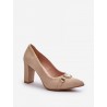 Escarpins talon large