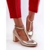 Escarpins talon large
