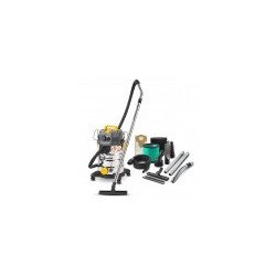 Aspirateur eau et poussières 1400W avec fonction décolmatage - 30L inox - 24 Kpa avec soufflerie et vidange de la cuve
