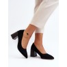 Escarpins talon large