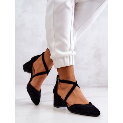 Escarpins talon large