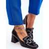 Escarpins talon large