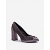 Escarpins talon large