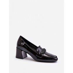 Escarpins talon large