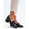 Escarpins talon large