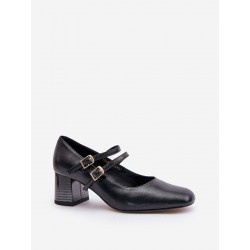 Escarpins talon large