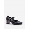 Escarpins talon large